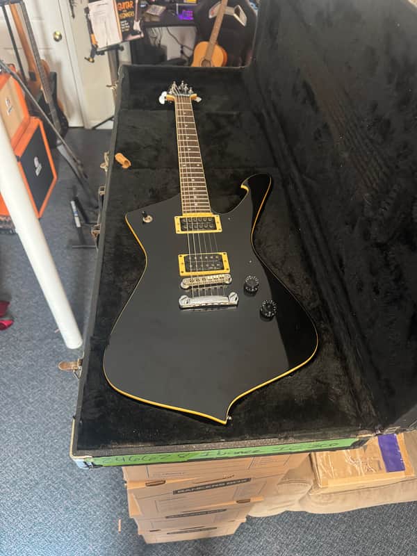 Ibanez IC300 Iceman Black upgraded pickups Seymour Duncan 1994-1999 image 1