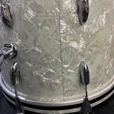 Slingerland Gene Krupa Mid 60s 3 Piece Drum Set - White Marine Pearl image 16