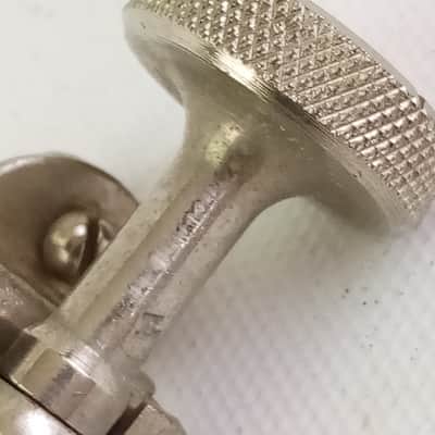 Leedy & Ludwig Snare Drum Strainer Nickel 2 1/2"Marching Parade USA Vintage 40s image 4
