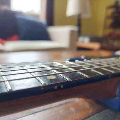 Cort mini short-scale SS strat  - blue image 9