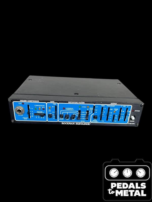 SR&D Rockman Sustainor 200 RockModule 1987 - 1992 - Blue w/ White Logo - X15984 image 1