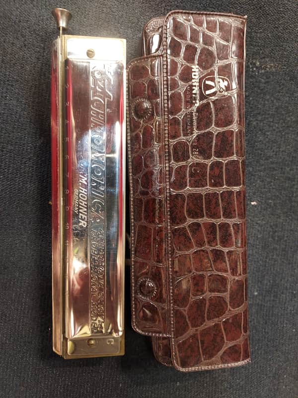 VINTAGE Hohner 280/64-C Chromonica 64 - Key of C - Silver image 1