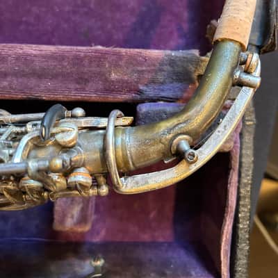Conn Pann-American  Curved soprano saxophone 1920 - Silver laquer image 6