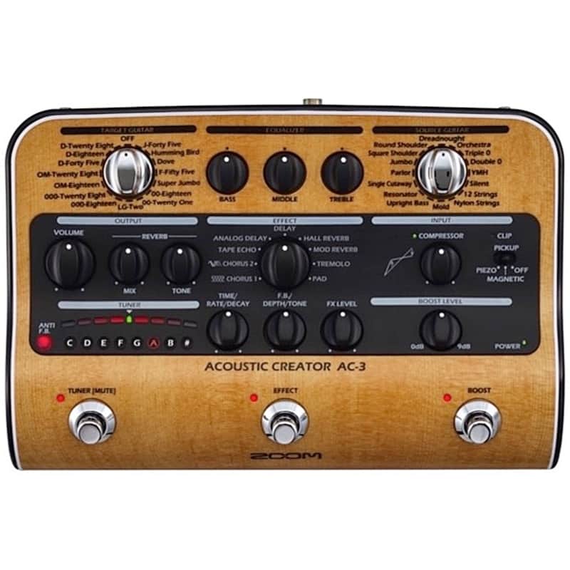Zoom AC-3 Acoustic Creator Direct Box image 1
