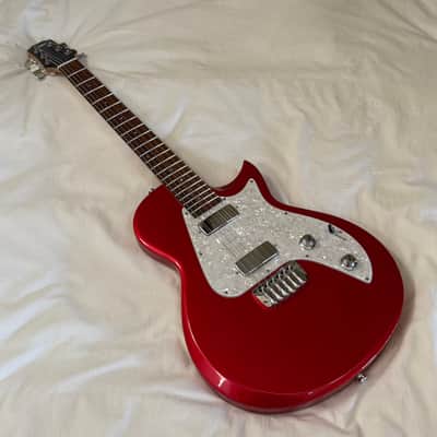 2009 Taylor SB1 Classic Electric Guitar - Rare Color Tangerine Red Metallic - Made in USA - Free Pro Setup image 14