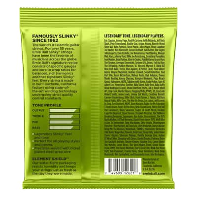 Ernie Ball Regular Slinky 2621 7 String Nickel Wound Electric Guitar Strings   10 56 Gauge image 2