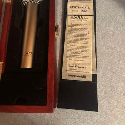 Beyerdynamic M500 Classic Limited Edition Ribbon Microphone 100 of 1000made. image 2