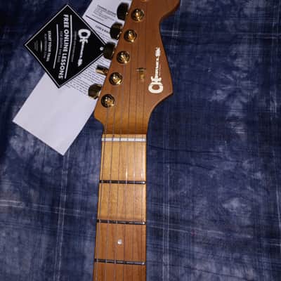 MINT!! Charvel Pro-Mod DK24 HSH 2PT CM Caramelized Maple Neck Mystic Blue 7.4lbs! / Authorized Dealer SAVE image 22