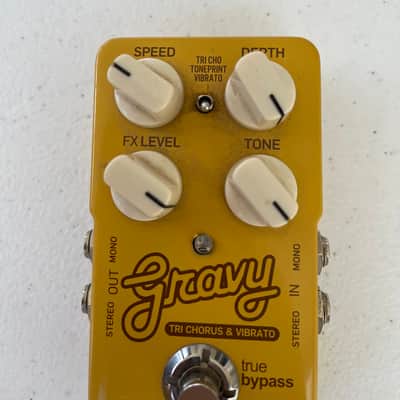 TC Electronic Gravy Tri Chorus & Vibrato Stereo Rare Guitar Effect Pedal image 2