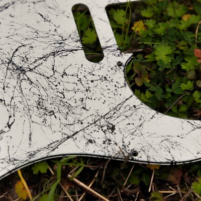 Fender Telecaster pickguard MIJ made in japan crafted marbla white image 3