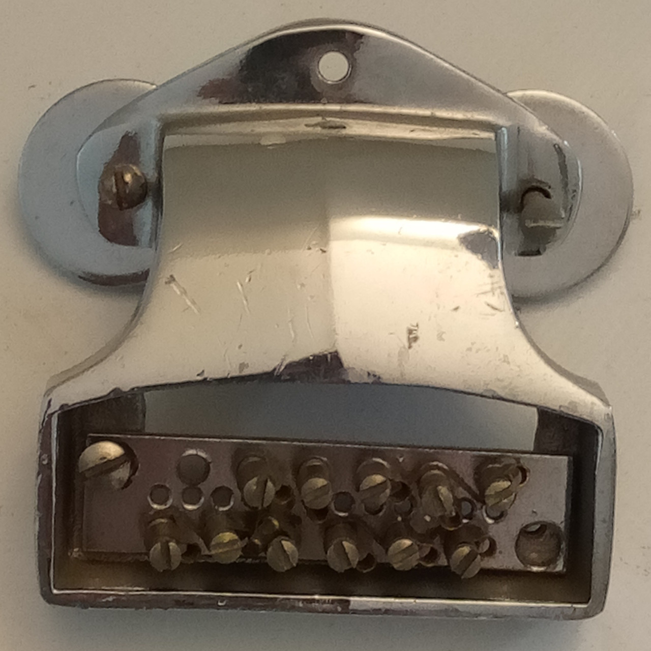 Ludwig P34 Butt Plate+Adjusting Plate Wire Screws 87 Buddy Rich Classic Strainer — main photograph
