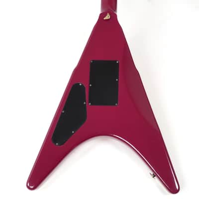 1983 Ibanez Rocket Roll RR550 Flying V - Cherry Sunburst Flamed Maple - Original Case & Hang Tag image 12