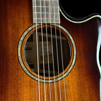 Taylor Prototype Builder's Edition 914ce Next Generation Macassar/Redwood w/case 5086 image 5