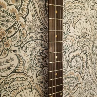 1960s Korina Wood Solidbody 2" Thick, Futuristic Guitar, Unknown Maker, Modeled After 1958-59 Gibson image 9