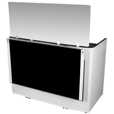 Odyssey DJBOOTHM65 Mobile Media DJ Booth Fits 65" Flat Screen TV/Monitor image 1