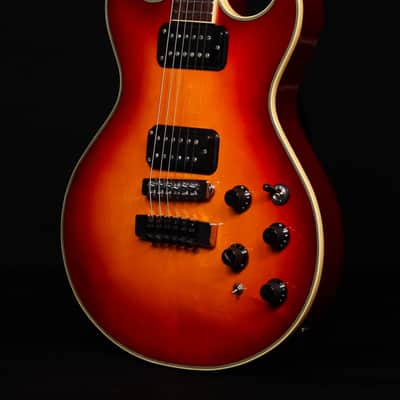 Fender Flame Elite with Hard Shell Case, Cherry Sunburst, SN 40200006 - USED image 2