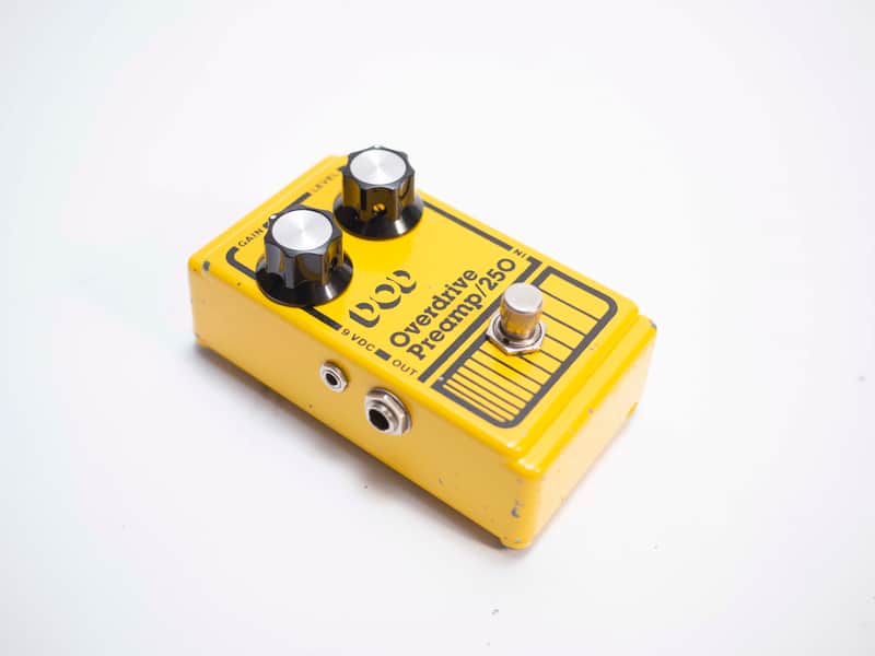 DOD Overdrive Preamp 250 1980s - Yellow image 1