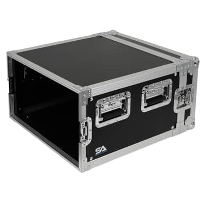 Seismic Audio - SA-PTR-6U - 6 Space Pro Audio DJ Road Rack Case - Pro Tour Grade image 3