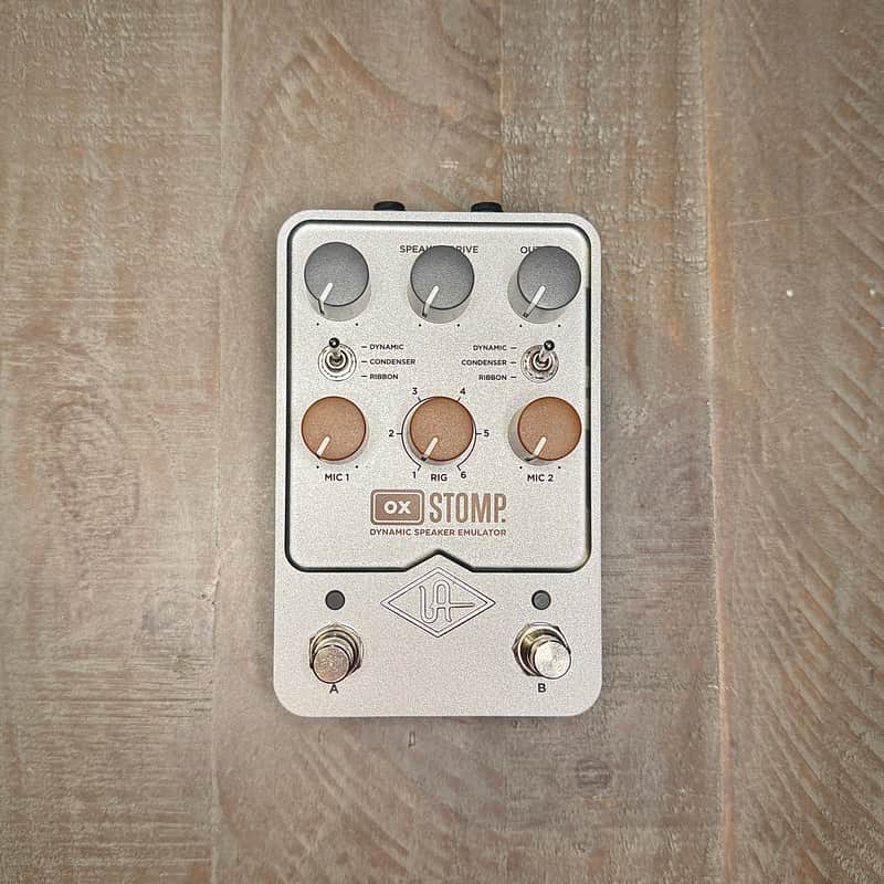 Universal Audio OX Stomp Dynamic Speaker Emulator 2023 - Present - Silver image 1