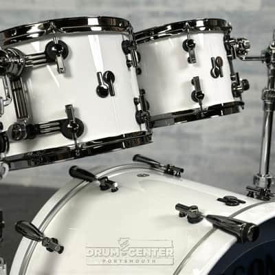 Sonor SQ2 Beech 5pc Drum Set Solid White Gloss image 2