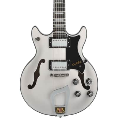 Hagstrom Alvar Semi-Hollow Electric Guitar - Swedish Frost Gloss image 1