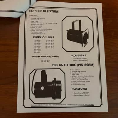 Farralane Lighting and Audio Catalog, Flyers and Pricing, 1983 image 16