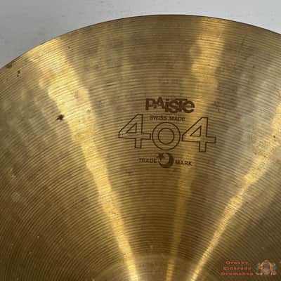 Paiste 404 20” Ride Cymbal (Brown Label) image 2