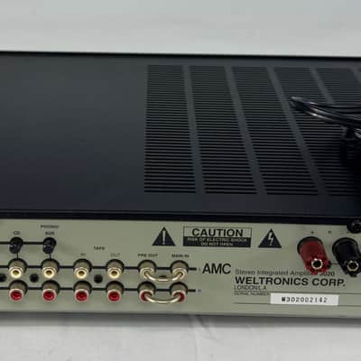 AMC NAD 3020 Stereo Integrated Power Amplifier Home Automation Series Vintage 1990s - Black image 4