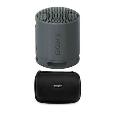 Sony SRS-XB100 Wireless Bluetooth Portable Speaker (Black) with Case Bundle image 1