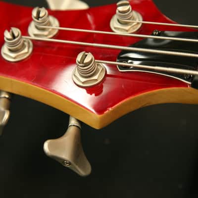 Ibanez BTB400QM - 2003 - Transparent Red - Made in Korea image 16