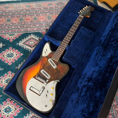 Framus Strato Deluxe 1965 - Sunburst w/ Rare See-Through Tourtoise Guard w/ OHSC image 10