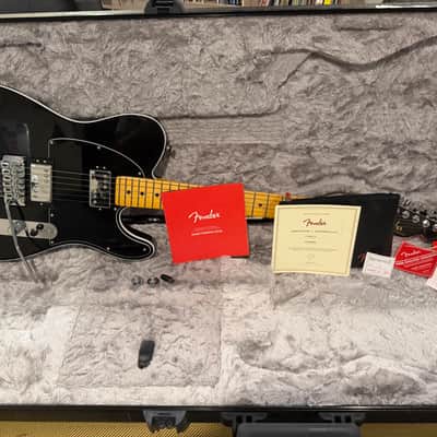 Fender American Ultra Luxe Telecaster Floyd Rose HH 2021 - 2024 - Mystic Black image 9