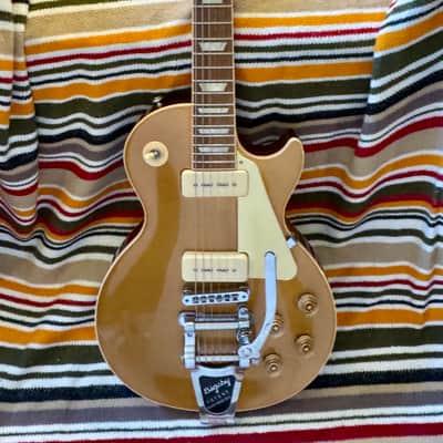 Gibson Les Paul Traditional P-90 Bigsby 2014 - Goldtop image 1