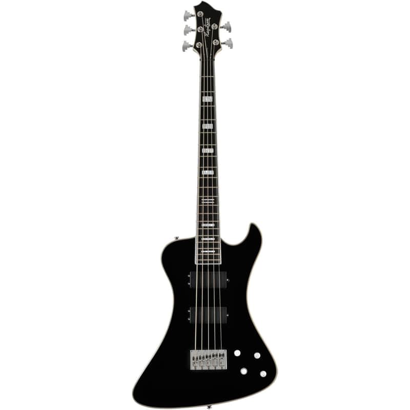 Hagstrom Nekromant 5 Bass - Black