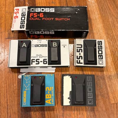 BOSS FS-6, FS-5U, AB-2, FS-5L Footswitch Pedal Lot image 1