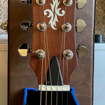 2003 Yamaha APX-5A acoustic/electric 6-string guitar in unique Sandburst finish, with OHSC image 3