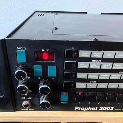 Sequential Prophet 2002 Rackmount 8-Voice Polyphonic Synthesizer 1985 - Black image 3