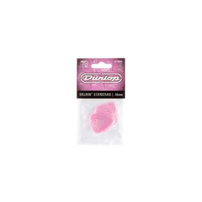 Dunlop JD-41P.46 Delrin 500 Standard Picks 12-Pack 0.46mm (Pink) - Set of Picks image 4