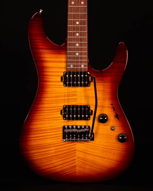 Ibanez AZ24S1F Flame Top Electric, Violin Sunburst image 1