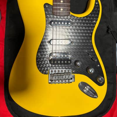 Fender FSR Fat Strat 2005 - Graffiti Yellow Guitar Center Exclusive image 1