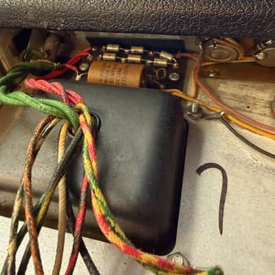 1968 Fender Silverface Twin Reverb Drip Edge 2x12 JBLS image 12