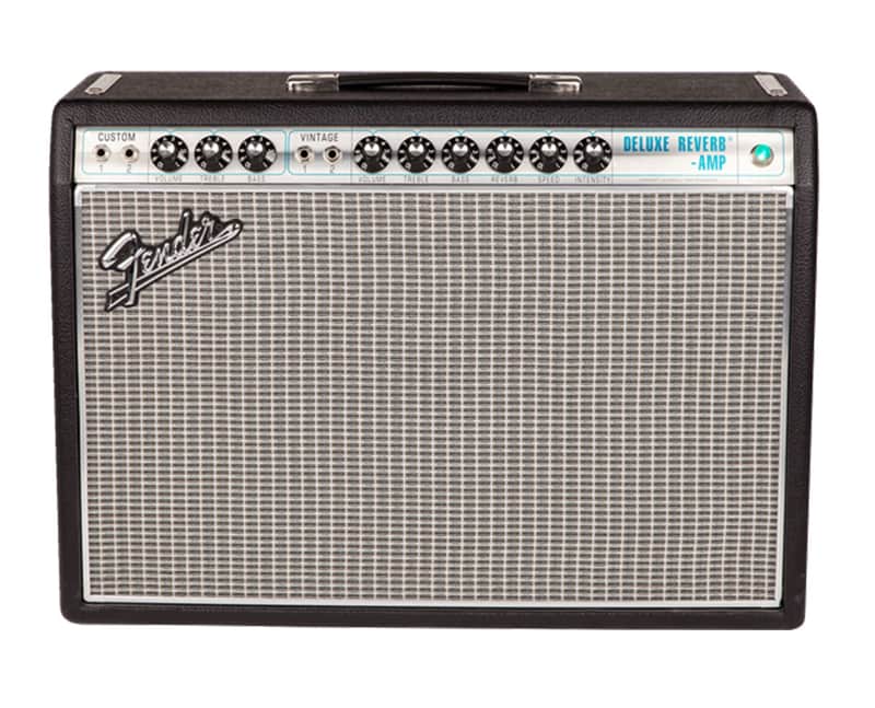 Used Fender ’68 Custom Deluxe Reverb 22-Watt 1x12" Tube Combo Amp image 1