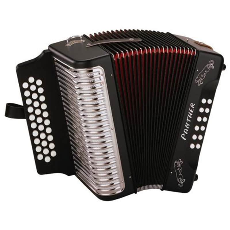 Hohner Panther Diatonic Accordion Keys GCF (FIREWORKS26) image 1
