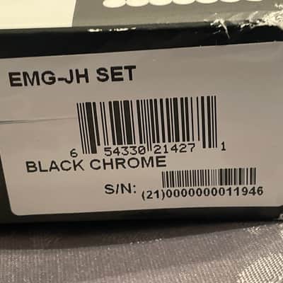 James Hetfield Signature Humbucker JH/HET Set 2010s - Black Chrome image 7