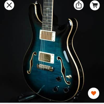 PRS SE Hollowbody II Piezo 2024 - Peacock Blue image 9
