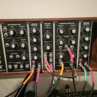 Synthesizers.com 22 space modular 2010s - Walnut cabinet image 2
