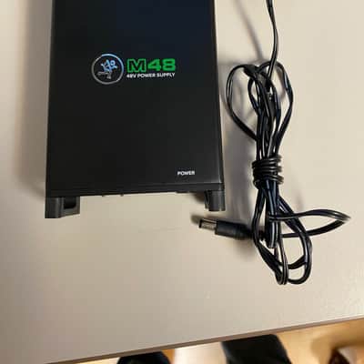 Mackie M48 48-Volt Phantom Power Supply 2010s - Black image 2