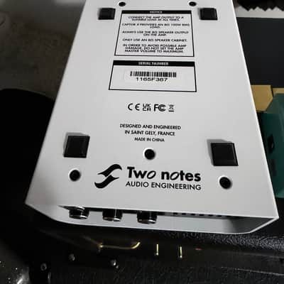 Two Notes Torpedo Captor X 8ohm Stereo Reactive Load Box / Attenuator 2020 - White image 3