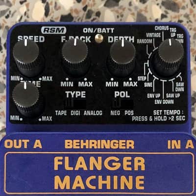 Behringer FL600 Flanger Machine 2010s - Blue image 3