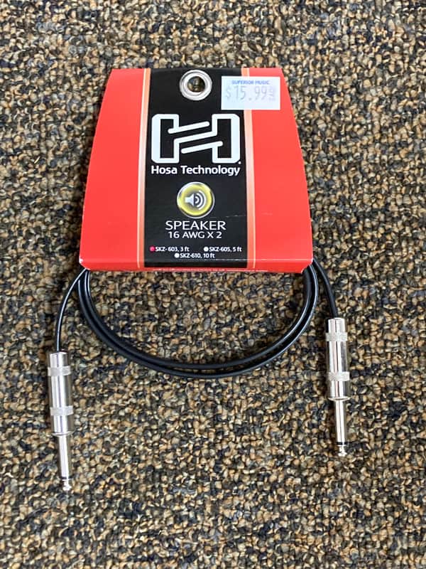 Hosa SKZ-603 - 3 FT 16AWG image 1
